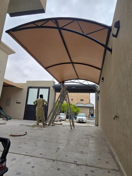 تركيب مظلات خارجية ومجالس خارجية بالمدينة